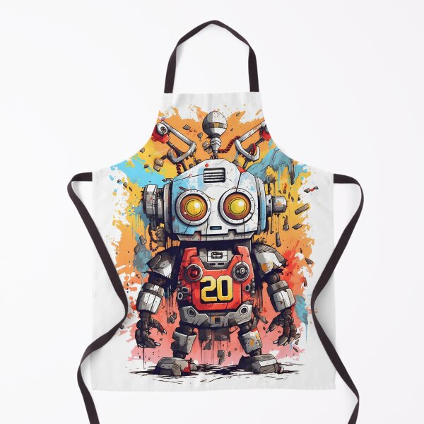 Item preview, Robot Series "Number 20" Graphic Illustration designed and sold by R-RHAPSODY.