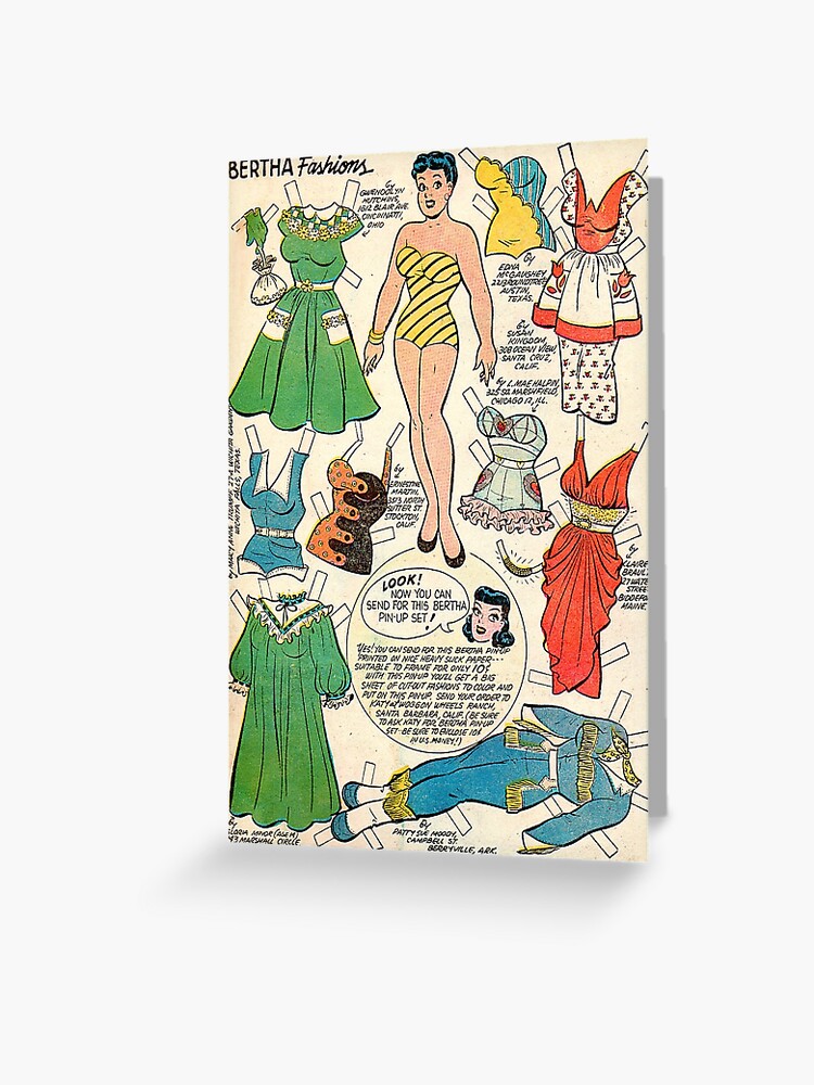 vintage paper dolls for sale