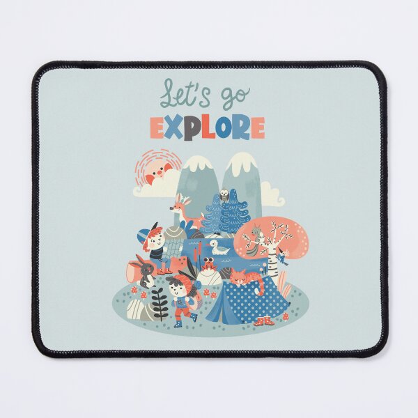 Item preview, Let's go explore designed and sold by Angela Sbandelli.