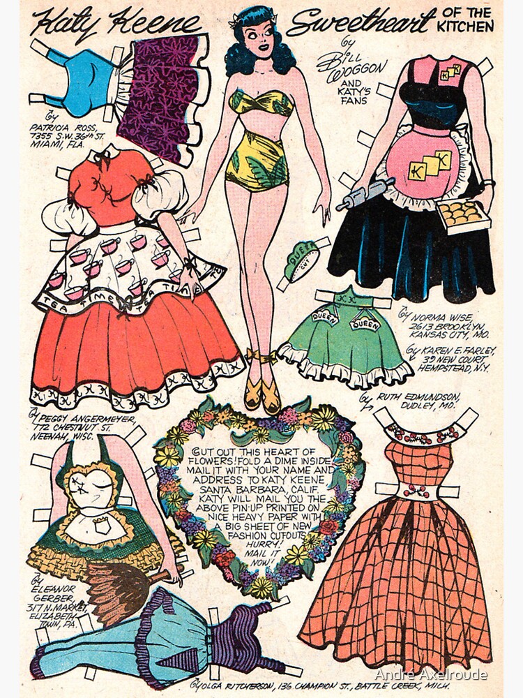 Katy keene paper store dolls