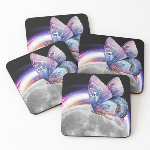 Item preview, Moonlit Elegance: The Sublime Flight of the Space Butterfly. designed and sold by NewtBoo.