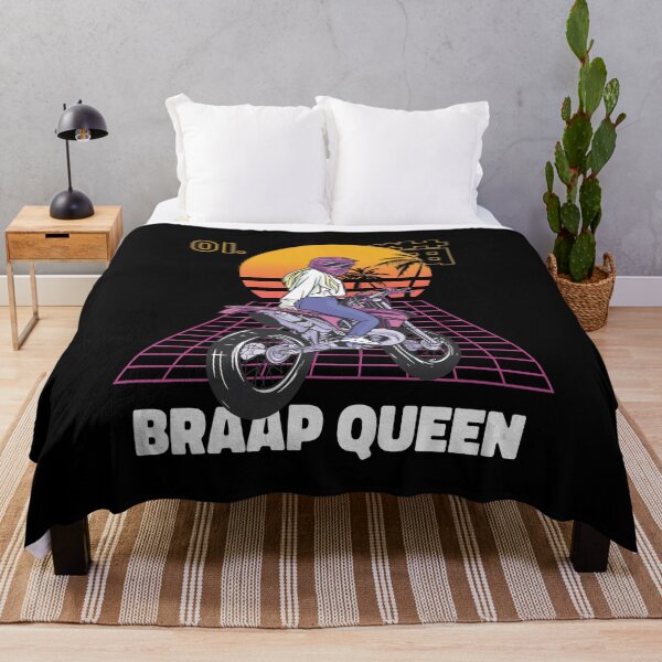 Item preview, Vaporwave Motocross Dirt Bike Girl Off Road Motorcycle Rally designed and sold by MrEddie10.