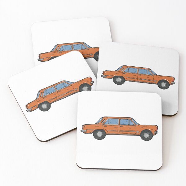 Item preview, Fiat125p Car Vintage Retro Sticker designed and sold by Inkalyptus.