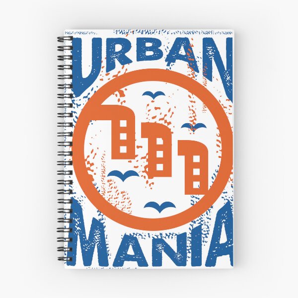 Item preview, Urban Mania City Landscape Retro Style Visual Expression  designed and sold by Wiggly Lines.