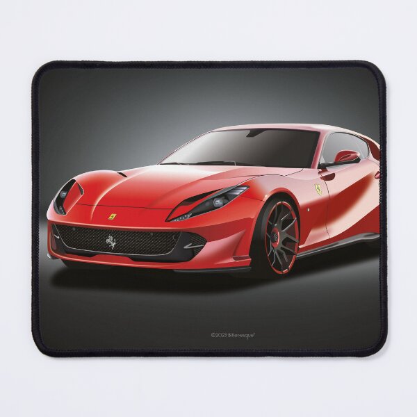 Item preview, Ferrari 812 Superfast Super Car High Resolution Illustration designed and sold by Billers Art.