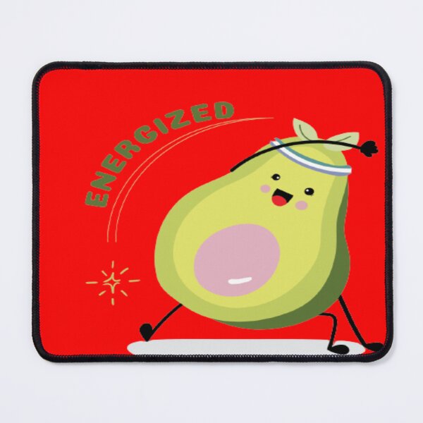 Item preview, Energized Cute Adorable Funny Avocado Cartoon Character With A Smile designed and sold by surprise-to-me.