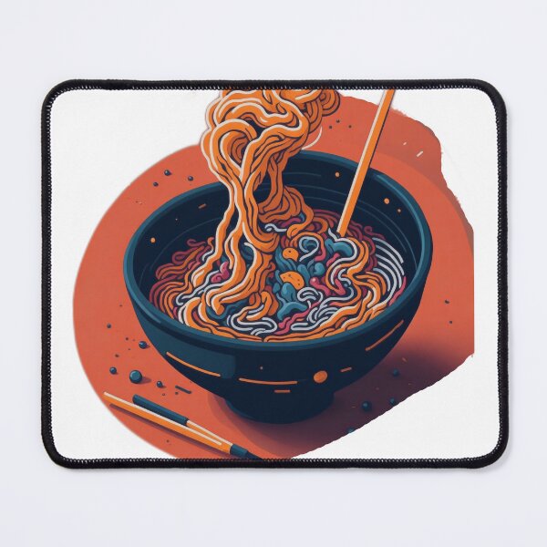 Item preview, Noodle Paradise: A Cartoon Fantasy of Vibrant Ramen Delights designed and sold by RedArtG09.