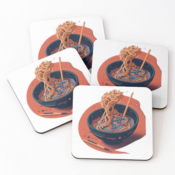 Item preview, Noodle Paradise: A Cartoon Fantasy of Vibrant Ramen Delights designed and sold by RedArtG09.