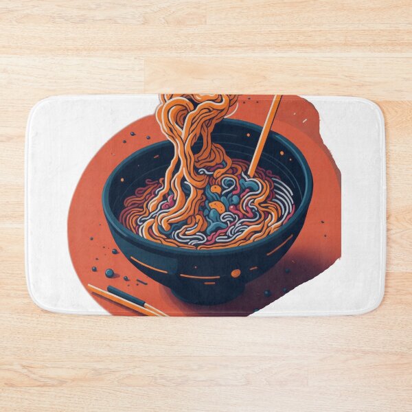 Item preview, Noodle Paradise: A Cartoon Fantasy of Vibrant Ramen Delights designed and sold by RedArtG09.