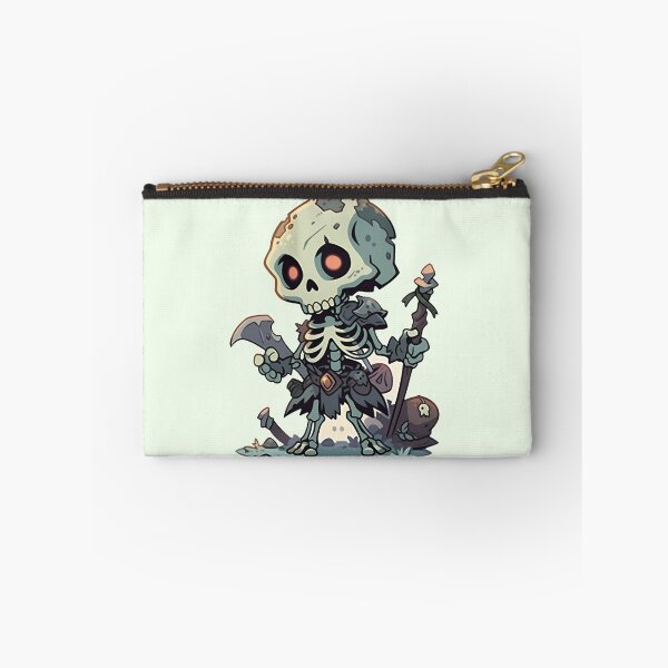 Item preview, Skeleton Warrior with staff cuteAF designed and sold by CuteAFdesigns.