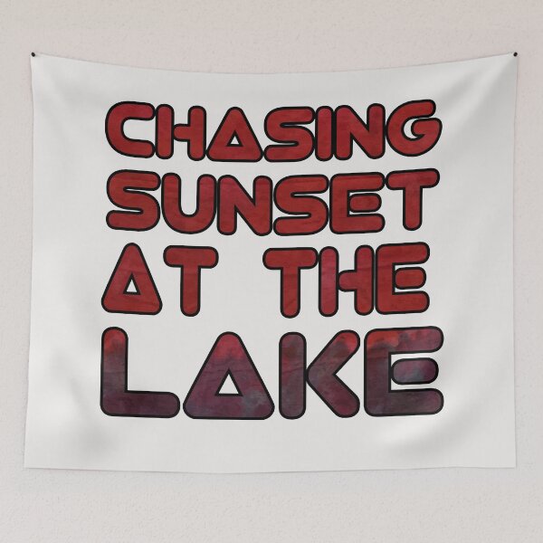 Item preview, Chasing Sunsets at the Lake - Tie Dye, Embrace Lakeside Bliss with Vibrant Designs designed and sold by CRAZY&ART.
