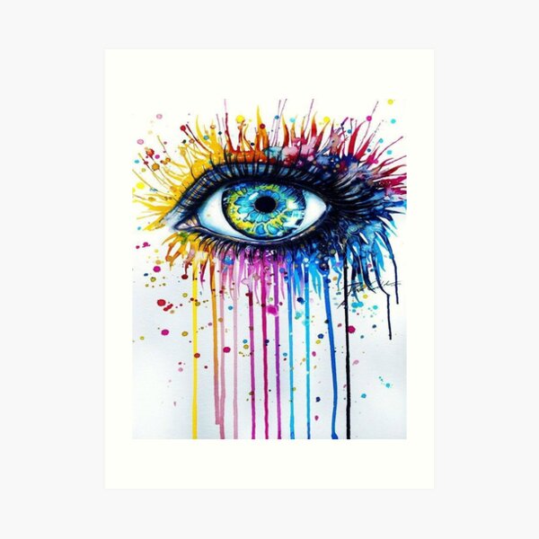 cool eye painting