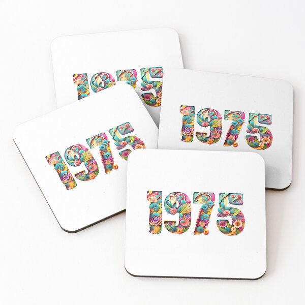 Item preview, Groovy colourful 1975 seventies lettering vintage birthday retro designed and sold by w1ckerman.