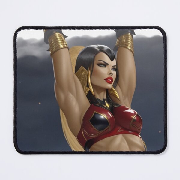 Item preview,  Fantasy Girl with a sword pinup poster art designed and sold by Vintage Designs +.