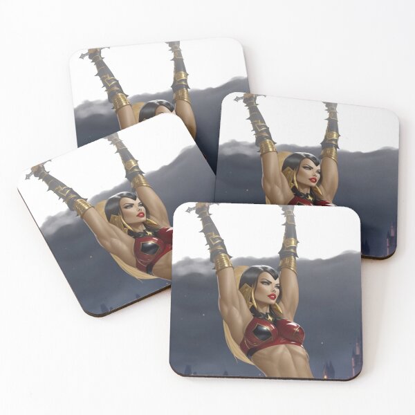 Item preview,  Fantasy Girl with a sword pinup poster art designed and sold by Vintage Designs +.