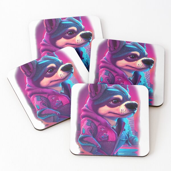 Item preview, Synthwave Dog designed and sold by Pride-Casuals.