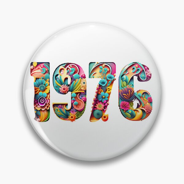 Item preview, Groovy colourful 1976 seventies lettering vintage birthday retro designed and sold by w1ckerman.