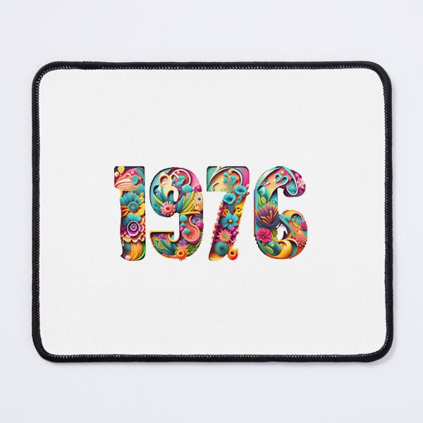 Item preview, Groovy colourful 1976 seventies lettering vintage birthday retro designed and sold by w1ckerman.
