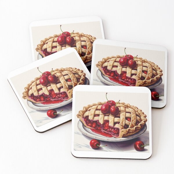 Item preview, Heavenly Delight: Indulge in the Tempting Cherry Pie Experience designed and sold by veinmerch.