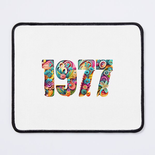 Item preview, Groovy colourful 1977 seventies lettering vintage birthday retro designed and sold by w1ckerman.
