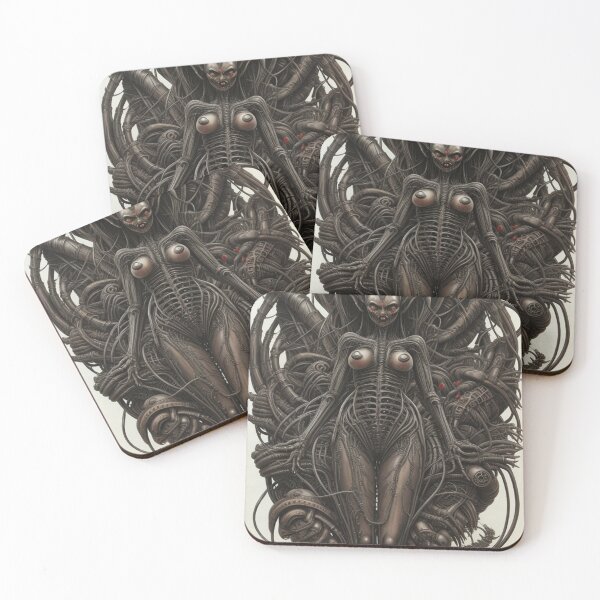 Item preview, A Biomechanical Monster artwork designed and sold by Vintage Designs +.