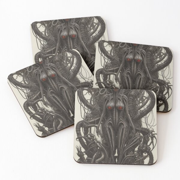 Item preview, A Biomechanical Monster artwork designed and sold by Vintage Designs +.