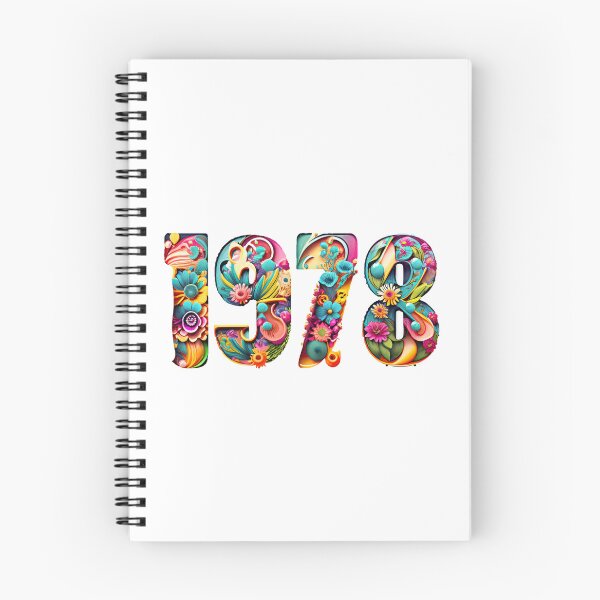 Item preview, Groovy colourful 1978 seventies lettering vintage birthday retro designed and sold by w1ckerman.