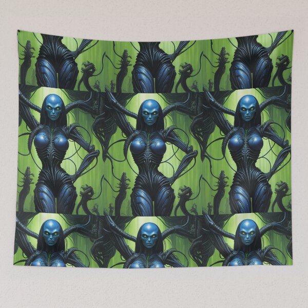 Item preview, A Biomechanical Monster artwork designed and sold by Vintage Designs +.