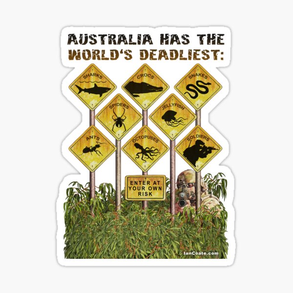 Australia has the World's Deadliest Soldiers Sticker