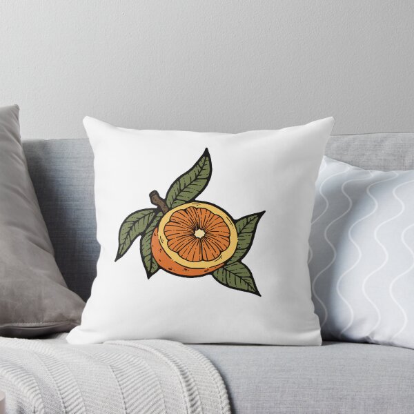 Item preview, Orange Tree Branch Green Sticker Fruit designed and sold by Inkalyptus.