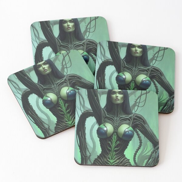 Item preview,  A Biomechanical Alien Woman artwork designed and sold by Vintage Designs +.