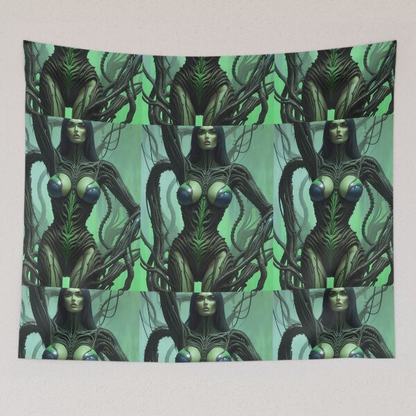 Item preview,  A Biomechanical Alien Woman artwork designed and sold by Vintage Designs +.