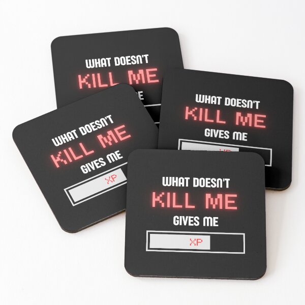 Item preview, What doesn't kill me gives me XP designed and sold by gamingafterbed.
