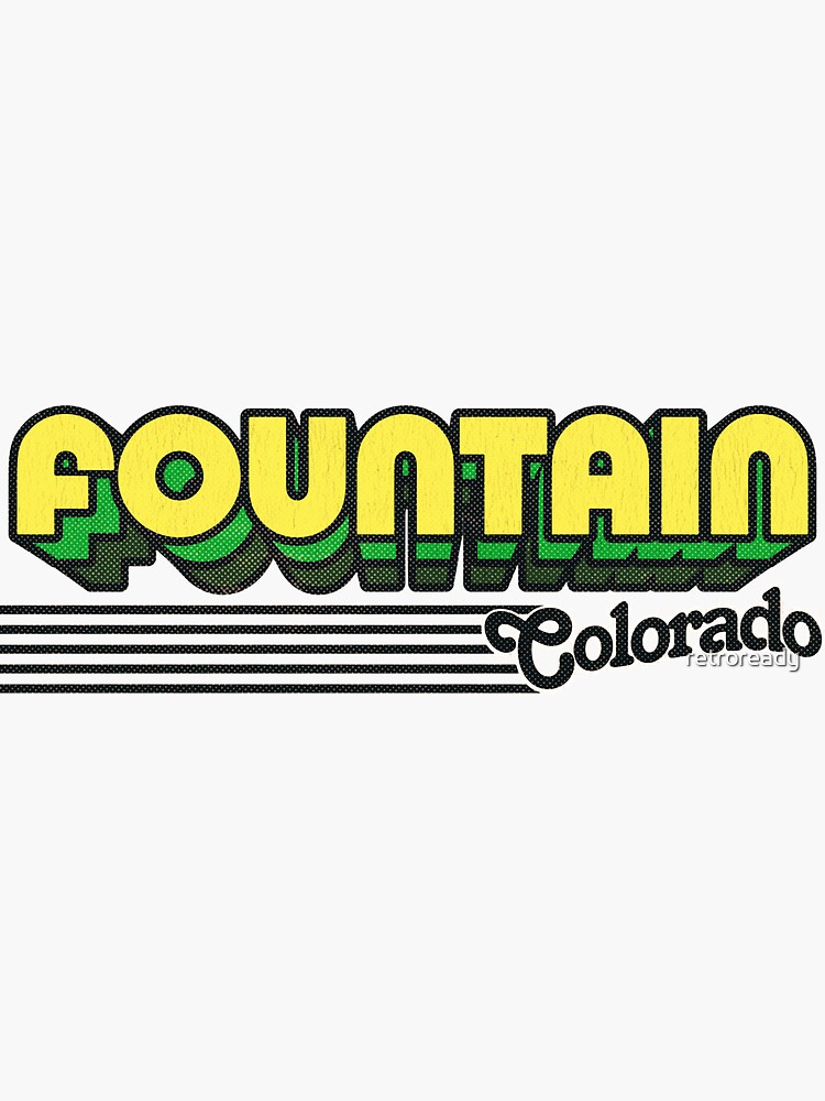 Fountain, Colorado | Retro Stripes by retroready