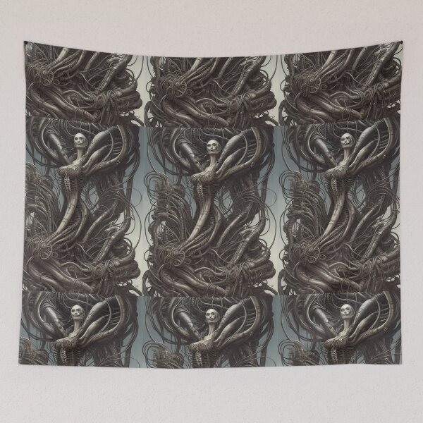 Item preview,  A Biomechanical Monster artwork designed and sold by Vintage Designs +.