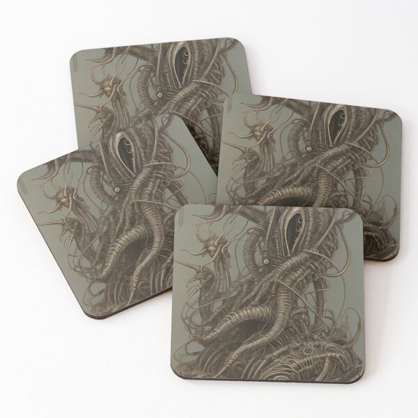 Item preview, A Biomechanical Monster artwork designed and sold by Vintage Designs +.
