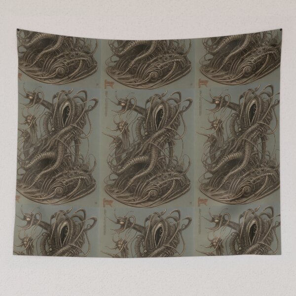 Item preview, A Biomechanical Monster artwork designed and sold by Vintage Designs +.