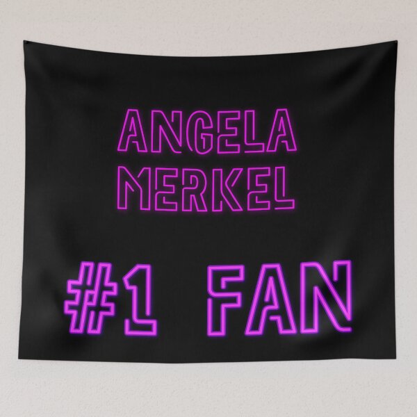 Item preview, Angela Merkel - #1 fan designed and sold by 2Girls1Shirt.