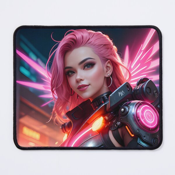 Item preview, Rose Quartz: Cyberpunk Femme Fatale designed and sold by ObsidianCanvas.