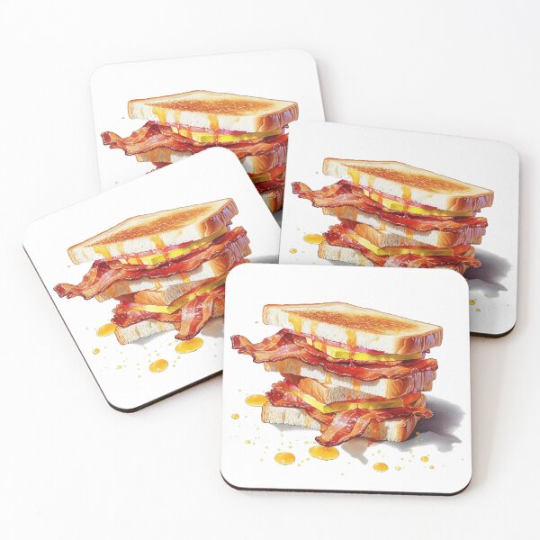 Item preview, Irresistible Temptation: Indulge in the Savory Bacon Sandwich Delight designed and sold by veinmerch.