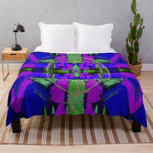 Artikelvorschau, Bold Bright Abstract Design psychedelisches Grafikdesign 5, Abstraktion, kräftiges, farbenfrohes, abstraktes, verspieltes Design, inspiriert von der Natur entworfen und verkauft von Adri Barnard.
