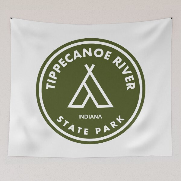 Item preview, Tippecanoe River State Park Indiana Tent designed and sold by bivenart.