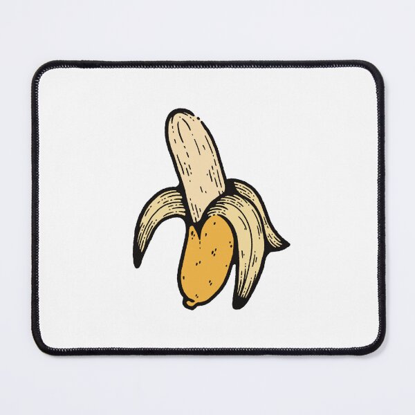 Item preview, Banana yellow cartoon drawing designed and sold by Inkalyptus.