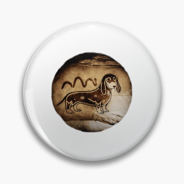 Item preview, Dachshund Cave Art 2 designed and sold by AzurenHeulwen.