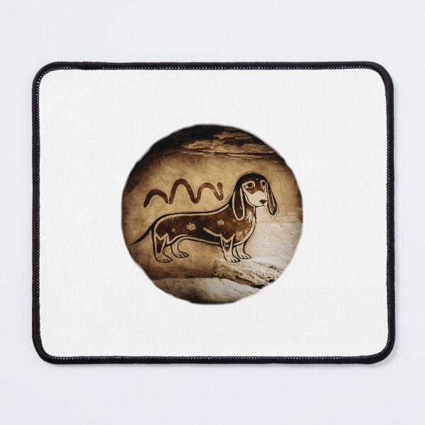 Item preview, Dachshund Cave Art 2 designed and sold by AzurenHeulwen.
