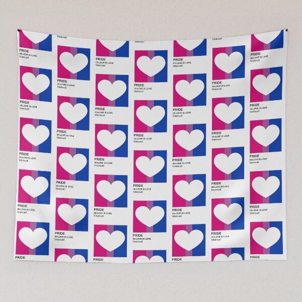 Item preview, Pride Bisexual Heart designed and sold by sasyall.