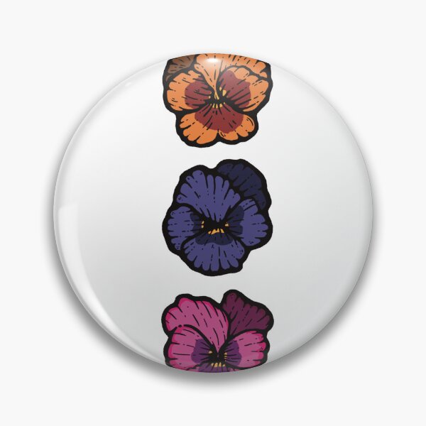 Item preview, Pansies Flower Sticker designed and sold by Inkalyptus.