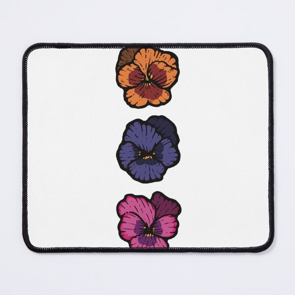 Item preview, Pansies Flower Sticker designed and sold by Inkalyptus.