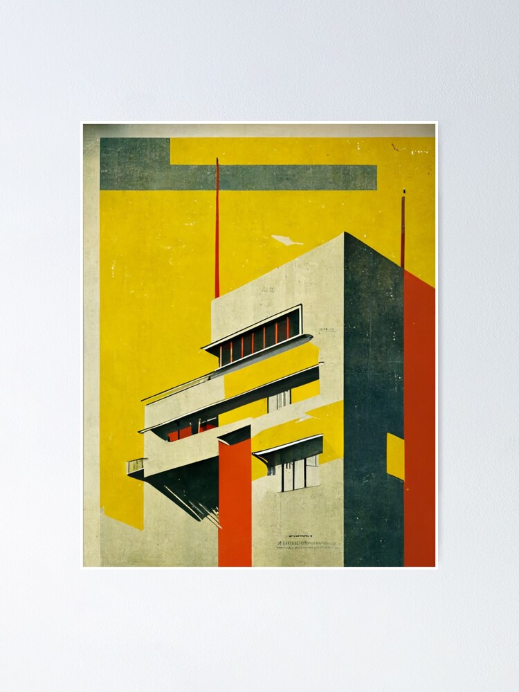 Bauhaus architecture poster 2