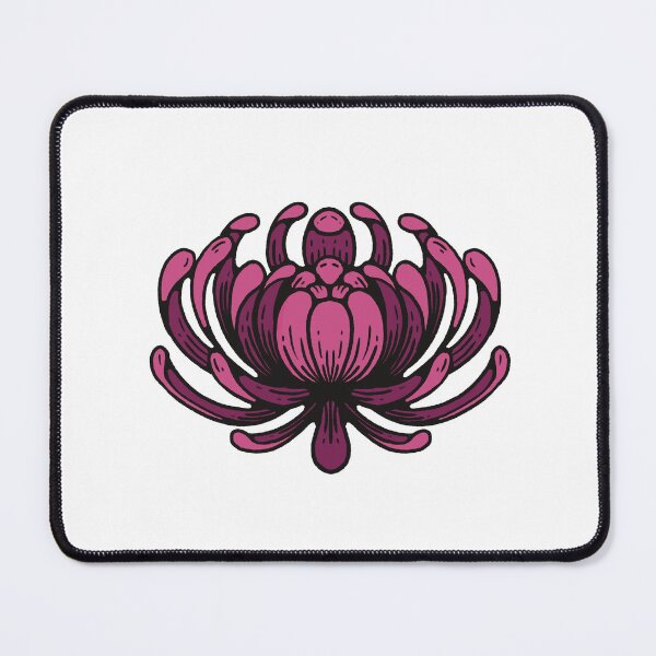 Item preview, Chrysanthemum flower designed and sold by Inkalyptus.